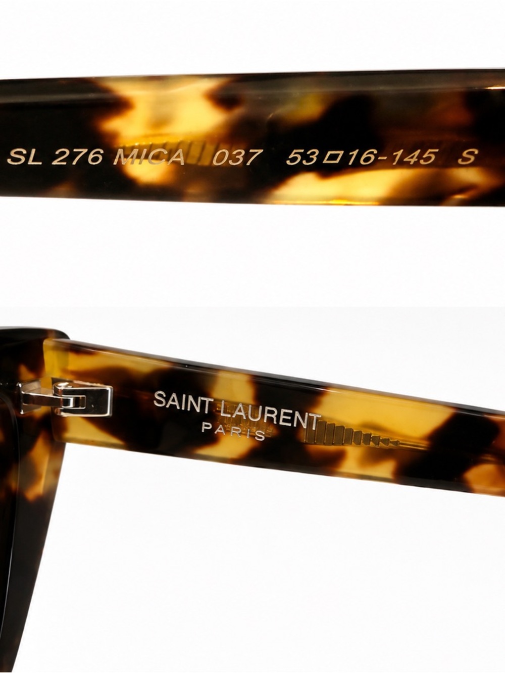 Saint Laurent SL 276 MICA Havana Tortoise Sunglasses - Hailey Bieber Favorite - Picture 3 of 7